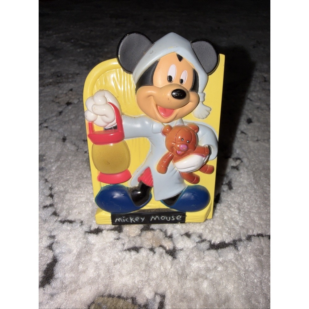 Disney Mickey Mouse Talking Night Light by King America WORKS!